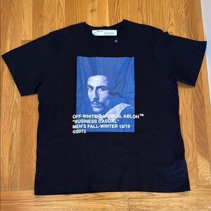 Off-White Black Graphic Men's T-Shirt